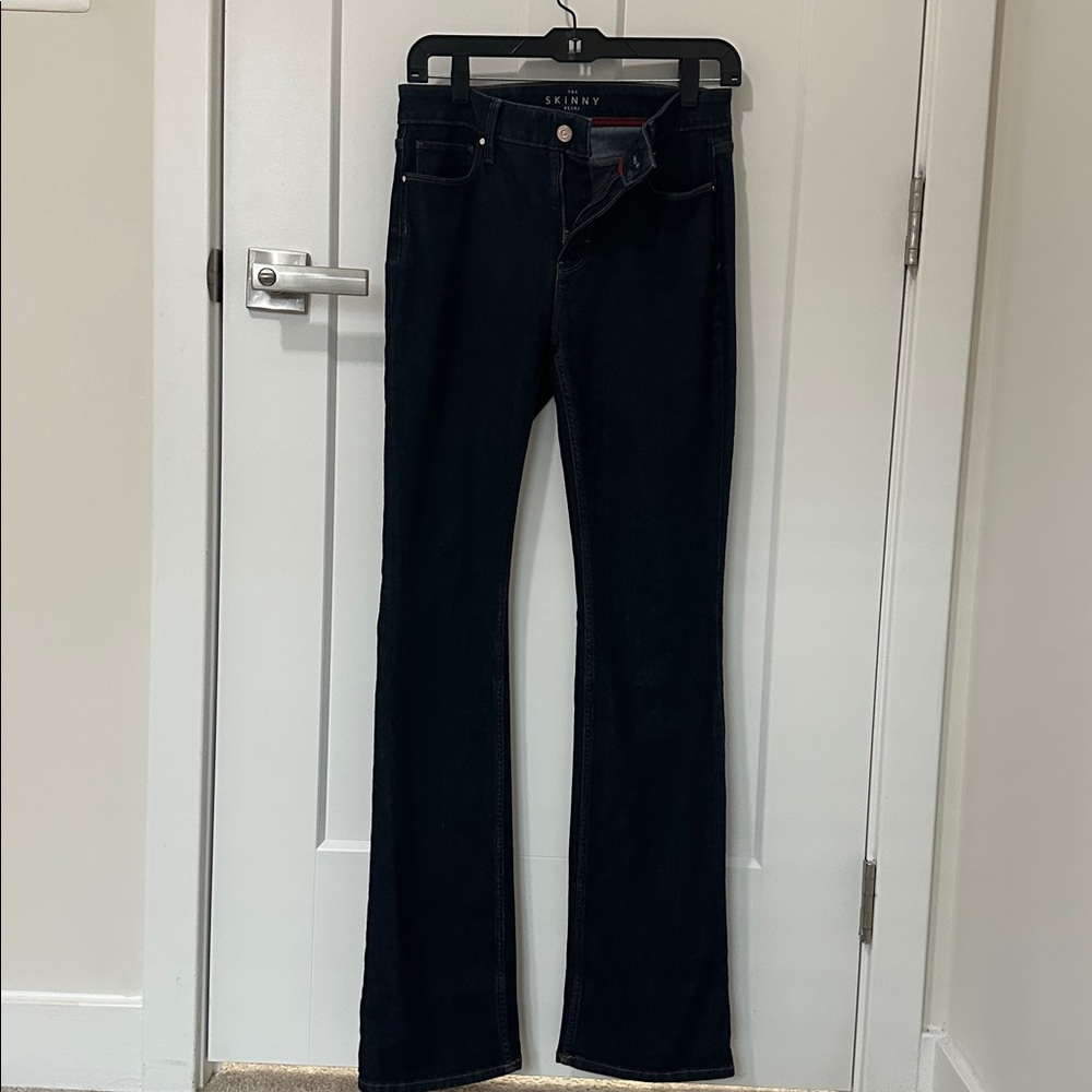 White House Black Market Dark Denim Flare Jeans